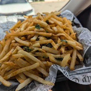 Garlic Cilantro Fries