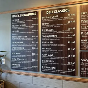 Menu July 2024