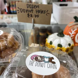 a variety of donuts