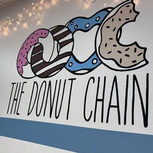 the logo of the donut chain