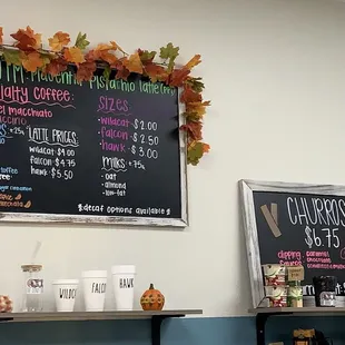 Coffee menu 11.21.23