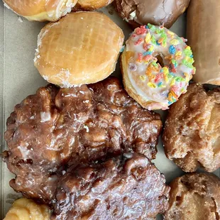 a variety of doughnuts