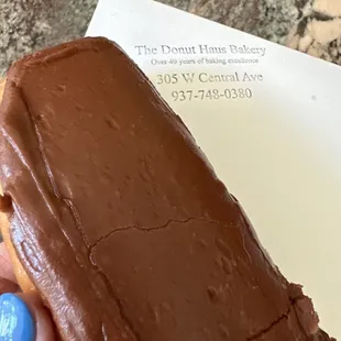 The BEST custard filled long johns!