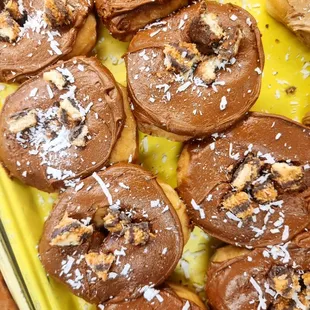 donuts, food, dough desserts