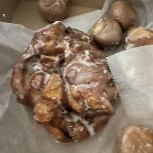 Apple fritter and donut holes
