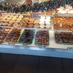 a variety of donuts