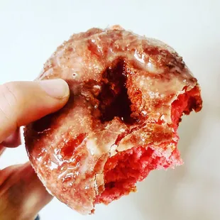 Strawberry donut