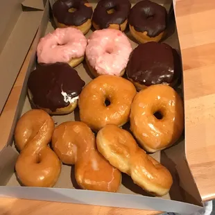 My selection of donuts for the office