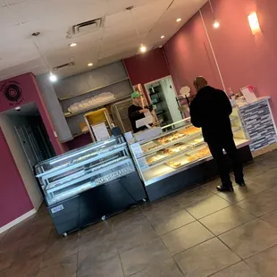a man standing in front of the counter