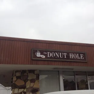 the front of the building