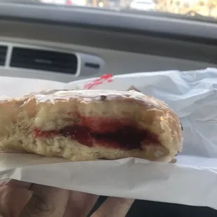 Raspberry jelly filled