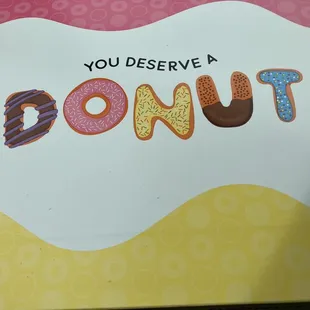 you deserve a donut