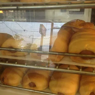 A good variety of breakfast sandwiches.