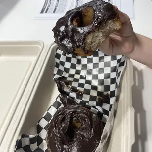 Chocolate donuts
