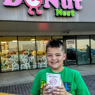Treat for the kid.