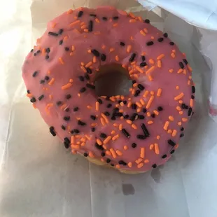 She intentionally gave us 5 day old Halloween donuts instead of the ones I asked for.