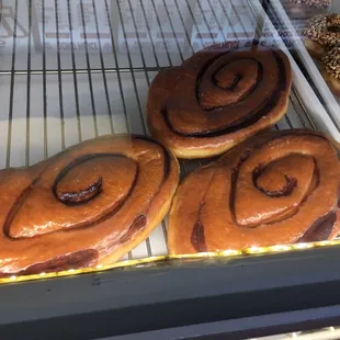 Humongous cinnamon rolls