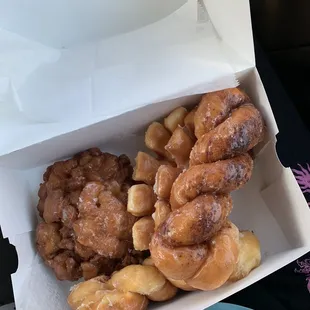 Bearclaws, fritters and twists