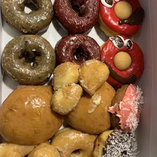 a variety of doughnuts