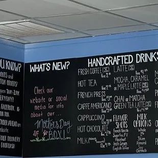 The donut patch menu