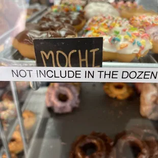 a variety of donuts