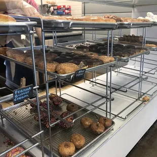 Slim pickings on a recent Saturday morning at 9am. Once they sell out, that's all for the day. U snooze, u lose