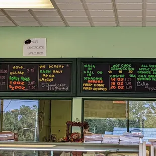 Cash only!