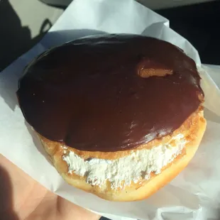 Chocolate frosted with vanilla creme