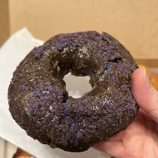 Vegan Ube Custard Cake