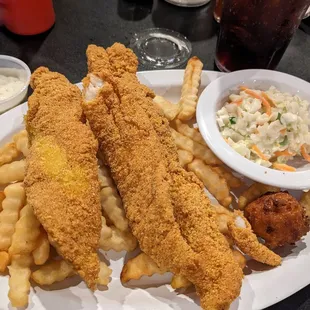 All you can eat catfish platter