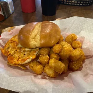 Buffalo chicken Sandwich yummy!!!