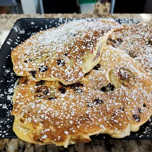 chocolate banana pancakes