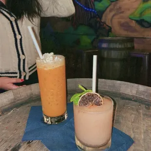 Get the boozy watermelon slushie!! You wont be disappointed :)