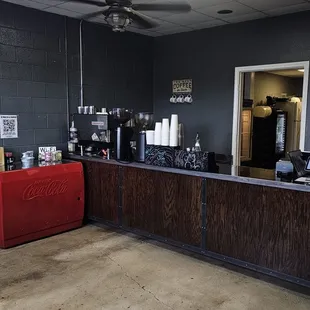 Nice coffee area