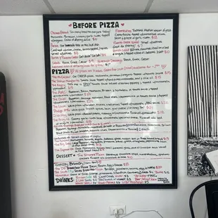 The menu, and the owner was very helpful which helped!