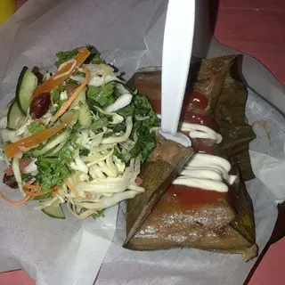 Pastel en Hoja