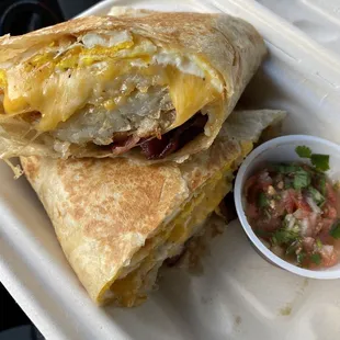 Breakfast burrito