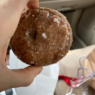 Blueberry cake donut