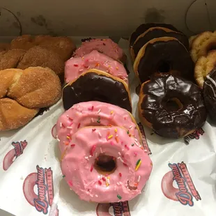 a variety of doughnuts