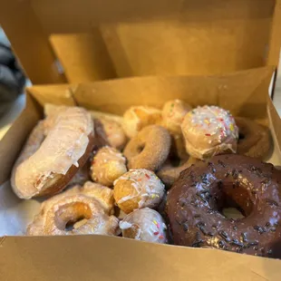 a variety of doughnuts