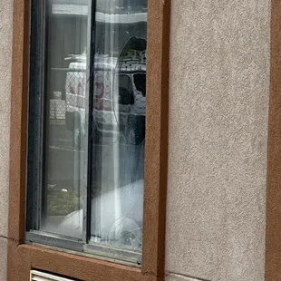 Window to first floor vending broken out