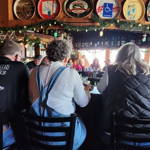 Bar area.  Packed -  Bingo on the first Saturday of the month
