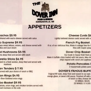 Appetizers