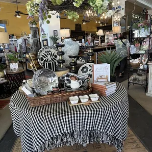 Inside store