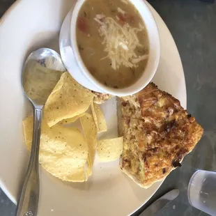 Lunch Special Quiche with White Chicken Chili