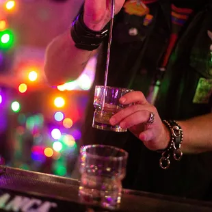 Dave with that good pour!