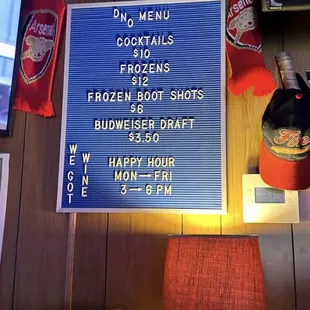 Simple menu!