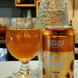 Pecan Pie cider by Bishop Brewing: Light, sweet, &amp; tasty.