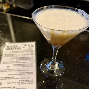 Caramel martini