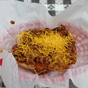 Chili Cheese Hot Dog